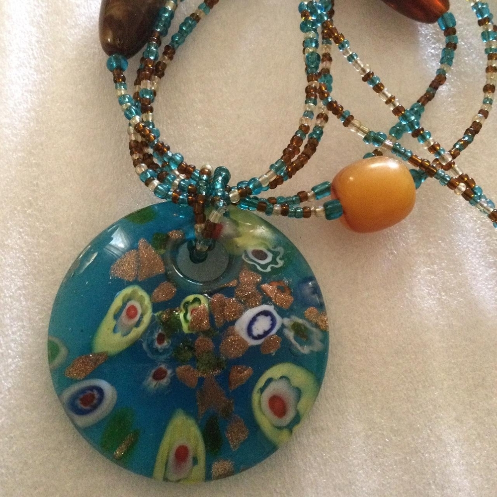 Art Glass Necklace